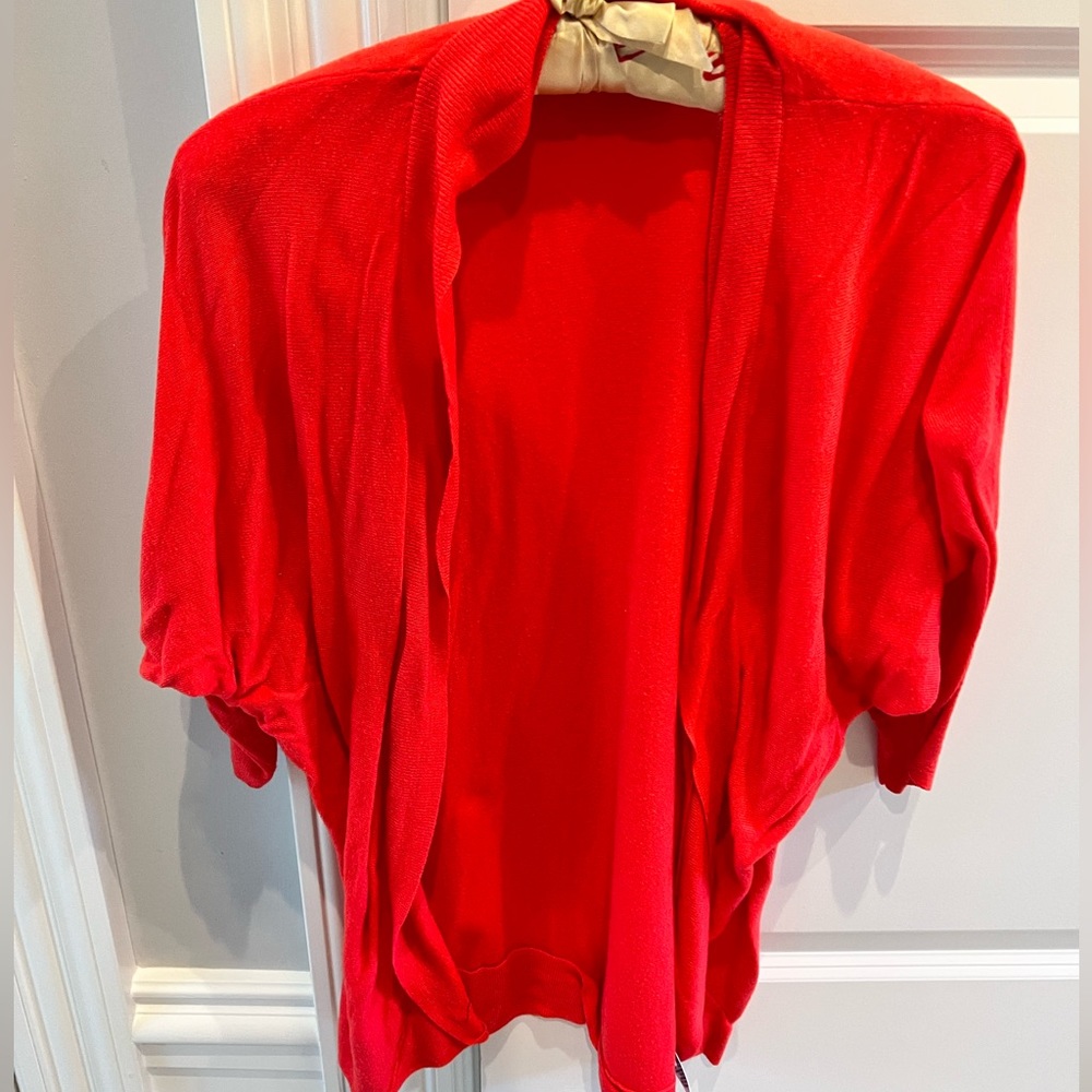 Mossimo s/p short sleeve cardigan pink EUC !